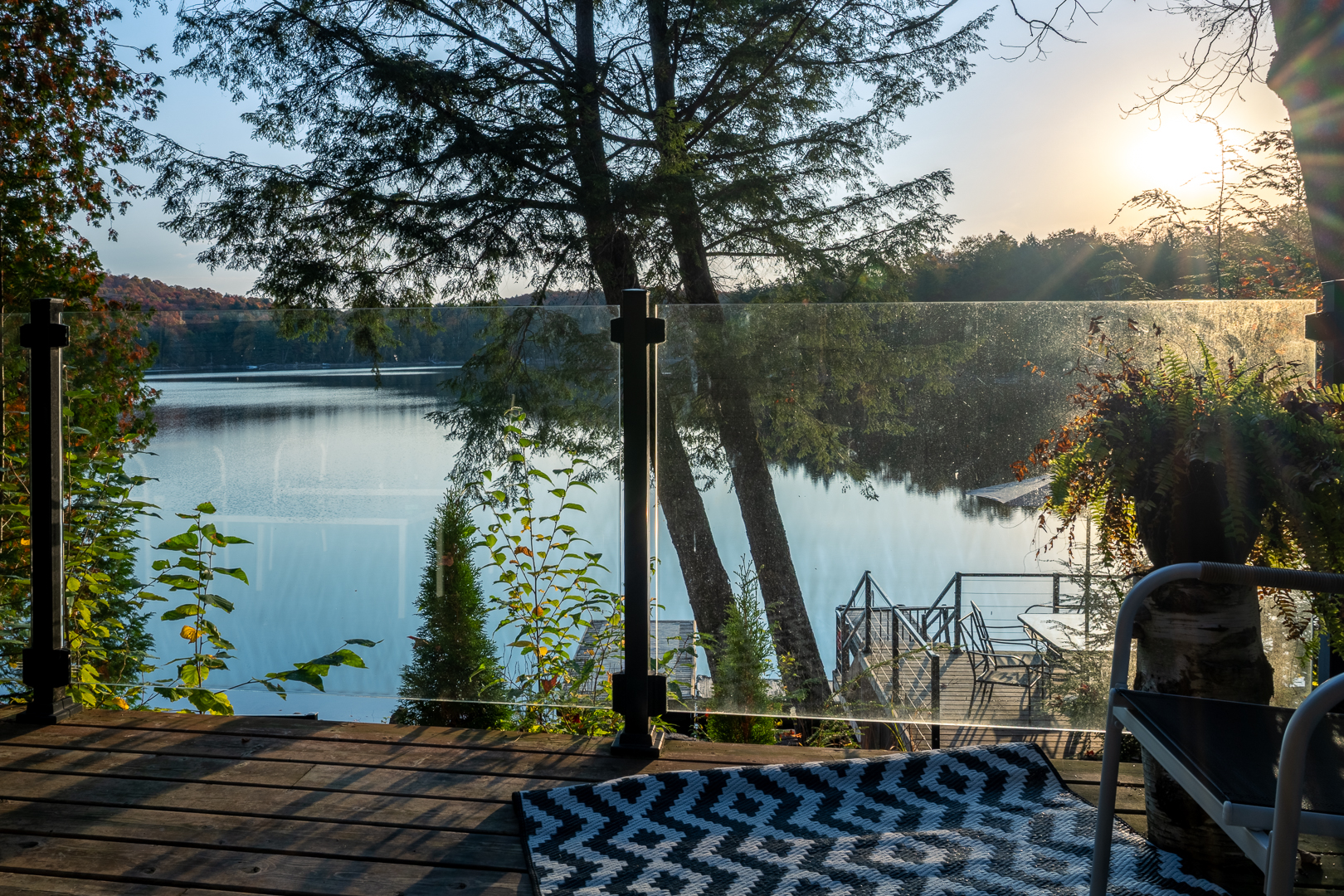 Escape on Little K — view from the deck